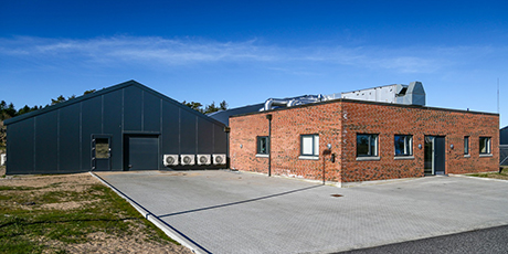 EEL-HATCH research facilities at the North Sea Science Park, Hirtshals, Denmark. Photo: Sune Riis Sørensen